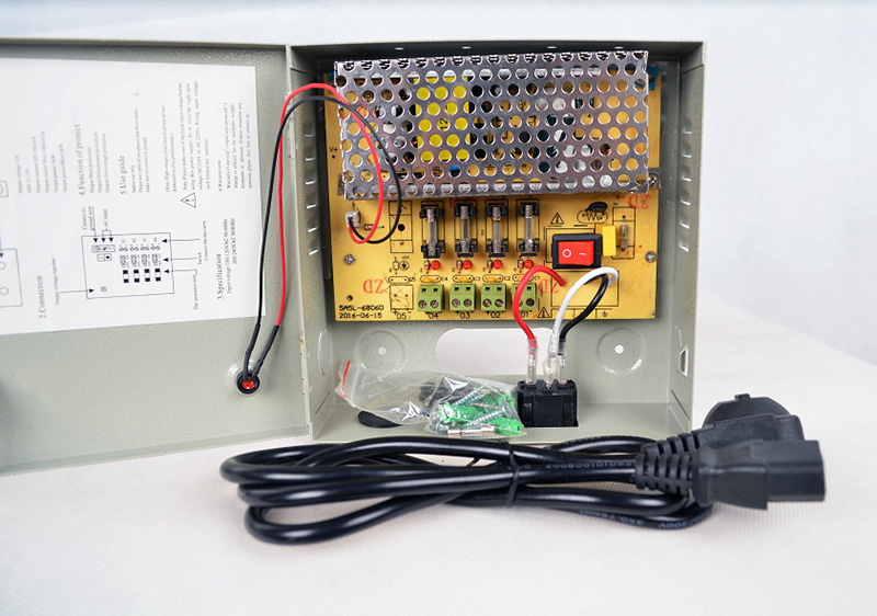 12V5A 4WAYS CCTV POWER SUPPLY