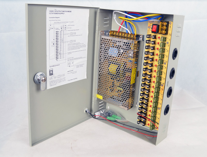 12V20A 18WAYS CCTV POWER SUPPLY